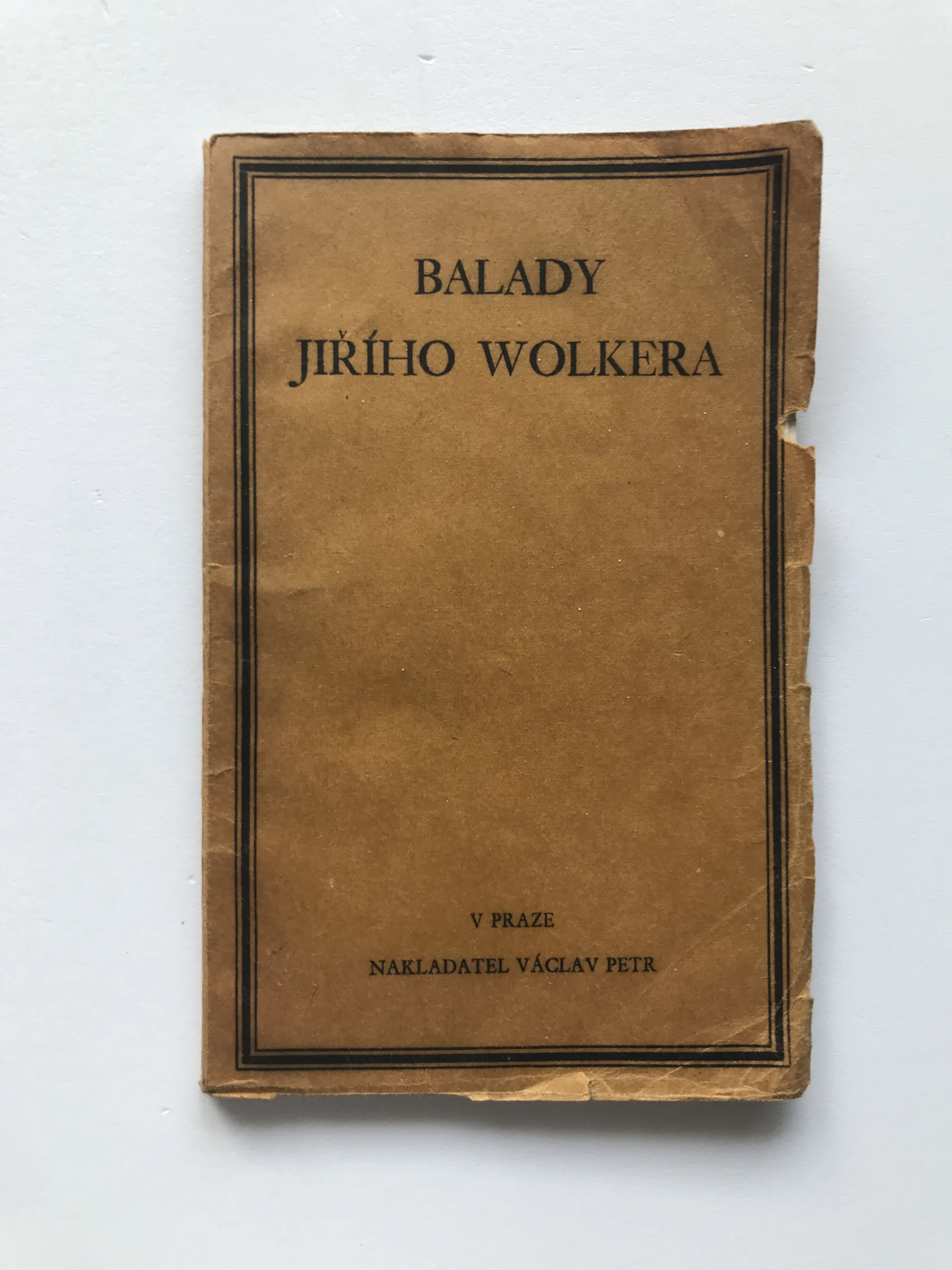 Balady Jiřího Wolkera