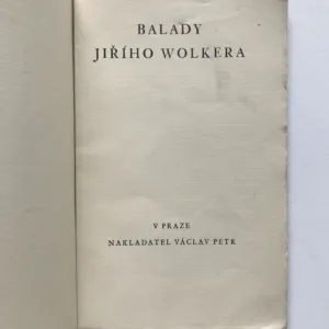 Balady Jiřího Wolkera