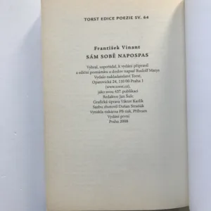 Sám sobě napospas, František Vinant