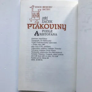 Ptákoviny podle Aristofana, Jiří Žáček, Adolf Born