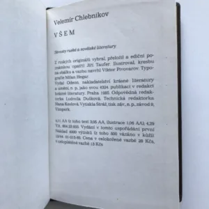 Všem, Velemír Chlebnikov, Viktor Pivovarov