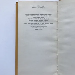 Půdorys srdce, Luboš Huml