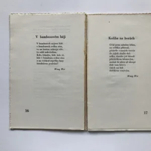 Nové zpěvy staré Číny, Bohumil Mathesius