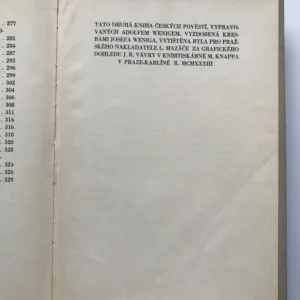 České pověsti 2, Adolf Wenig, Josef Wenig