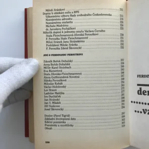 Deníky, dopisy, vzpomínky, Ferdinand Peroutka, Slávka Peroutková