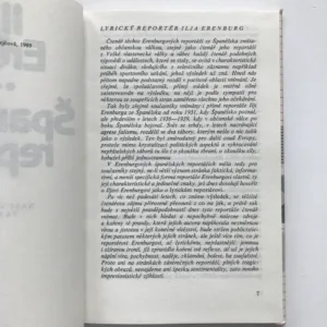 Španělské reportáže, Ilja Erenburg