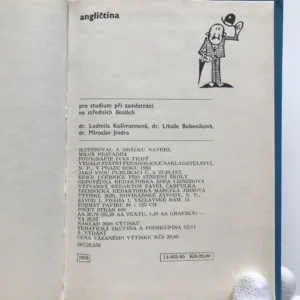 Angličtina pro studium při zaměstnání na středních školách, Ludmila Kollmannová, Libuše Bubeníková, Miroslav Jindra, Miloš Nesvadba