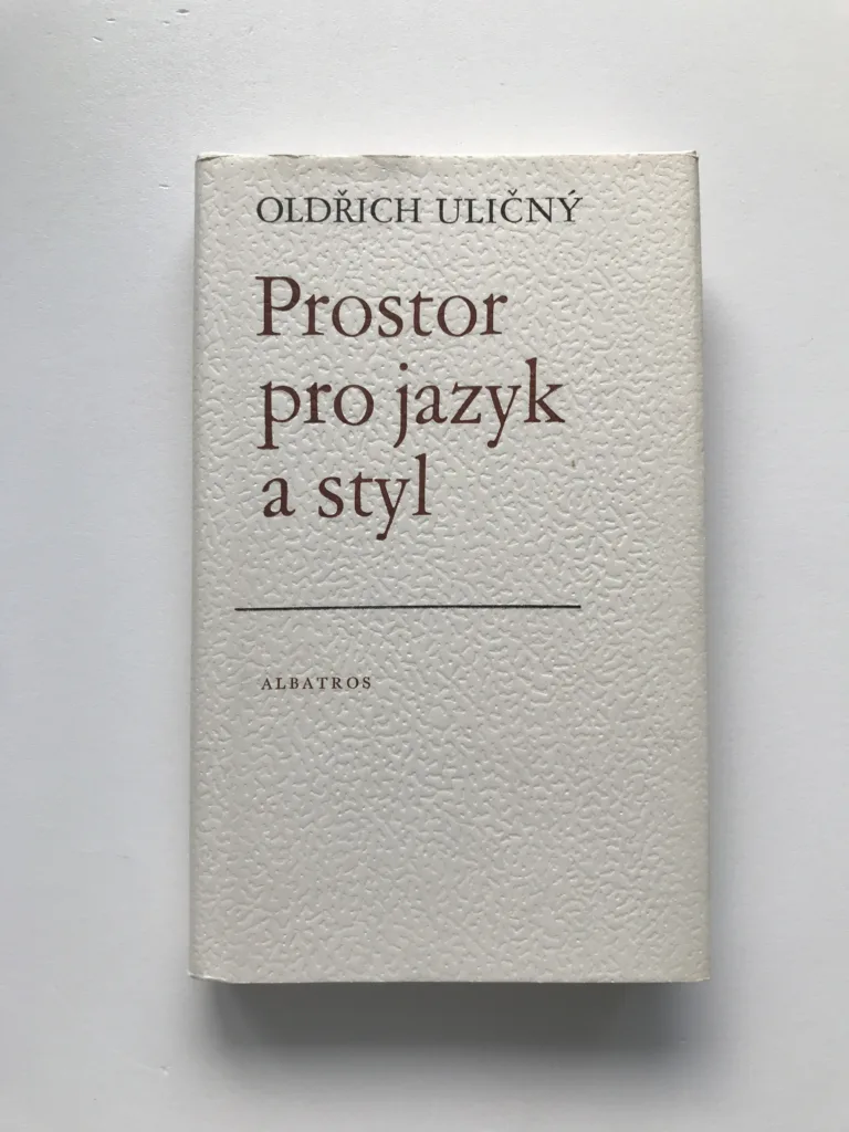 Prostor pro jazyk a styl (Lingvostylistické analýzy současné české prózy pro děti a mládež), Oldřich Uličný