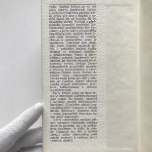 Prostor pro jazyk a styl (Lingvostylistické analýzy současné české prózy pro děti a mládež), Oldřich Uličný