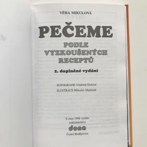 Pečeme podle vyzkoušených receptů, Věra Mikulová