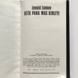 Útěk pana Mac Kinleye, Leonid Leonov