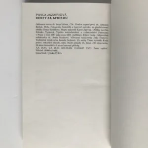 Cesty za Afrikou, Pavla Jazairiová