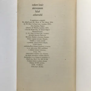 Klub sebevrahů, Robert Louis Stevenson