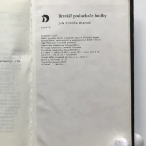 Breviář posluchače hudby, Jan Zdeněk Bartoš