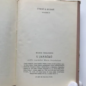 U Janáčků, Marie Trkanová