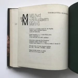 Můj život s Bohuslavem Martinů, Charlotta Martinů