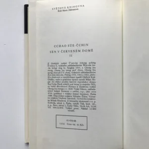 Sen v červeném domě 1-3, Cchao Süe-Čchin