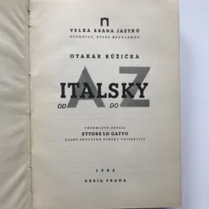 Italsky od A do Z, Otakar Růžička