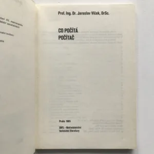Co počítá počítač, Jaroslav Vlček