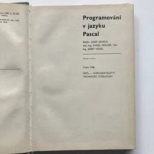 Programování v jazyku Pascal, Josef Jinoch, Karel Müller, Josef Vogel