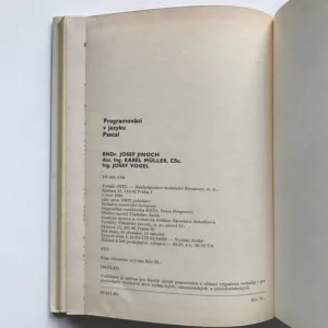 Programování v jazyku Pascal, Josef Jinoch, Karel Müller, Josef Vogel