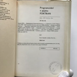 Programování v jazyku Fortran, Jiří Vogel