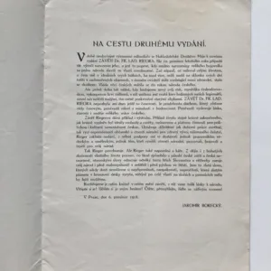 Závěť Dra Fr. Lad. Riegra, Jaromír Borecký, František Kobliha