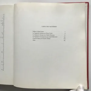 Le Grand Livre de la Tapisserie, Joseph Jobé, Pierre Verlet, Michel Florisoone, Adolf Hoffmeister, Francois Tabard