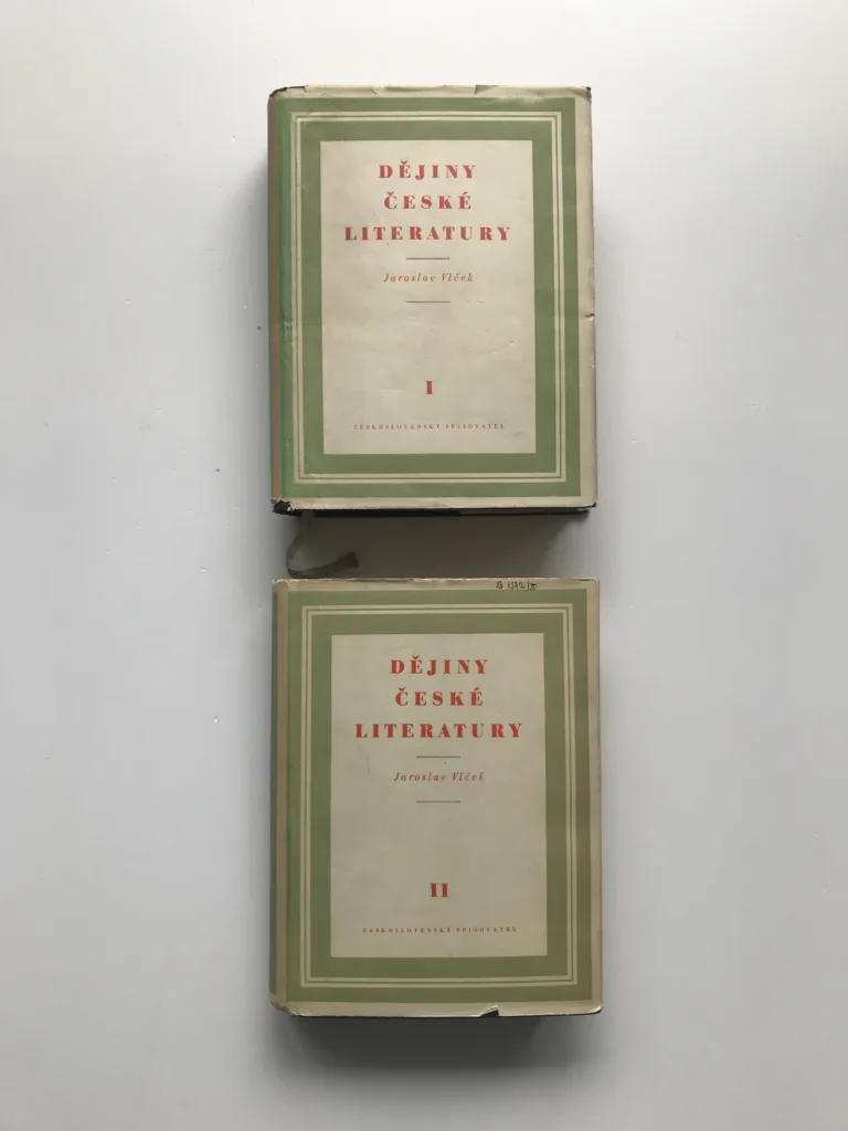 Dějiny české literatury 1+2, Jaroslav Vlček