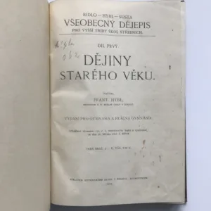 Dějiny starého věku, František Hýbl