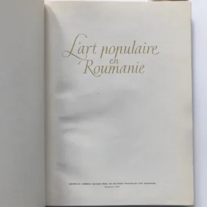 L'art Populaire en Roumanie, Dem Demetresco