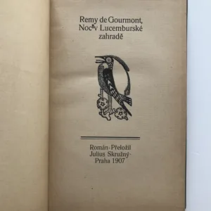 Noc v Lucemburské zahradě, Remy de Gourmont