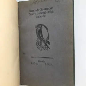 Noc v Lucemburské zahradě, Remy de Gourmont