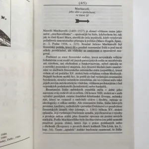 Úvahy o vládnutí a vojenství, Niccolo Machiavelli