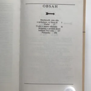 Úvahy o vládnutí a vojenství, Niccolo Machiavelli