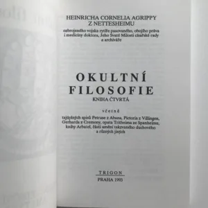 Okultní filosofie (kniha čtvrtá), Agrippa z Netesheimu