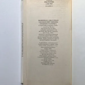 Jak rozumět médiím (Extenze člověka), Marshall McLuhan