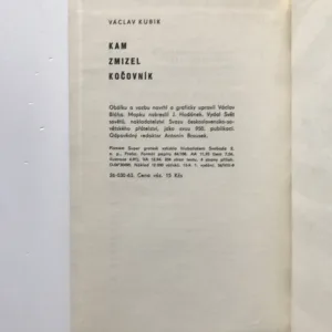 Kam zmizel kočovník, Václav Kubík