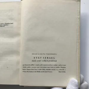 Stát Izrael – Malá země velkých problémů, Erich Terner, Edita Ternerová