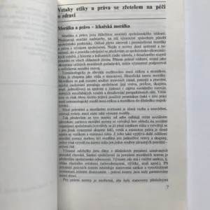 Etika a právo v lékařské praxi / Transplantace kostní tkáně a kostních derivátů, Jitka Stolínová, Miloslav Janovec