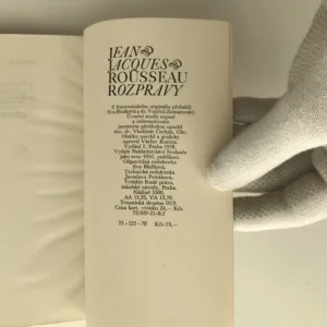 Rozpravy, Jean Jacques Rousseau