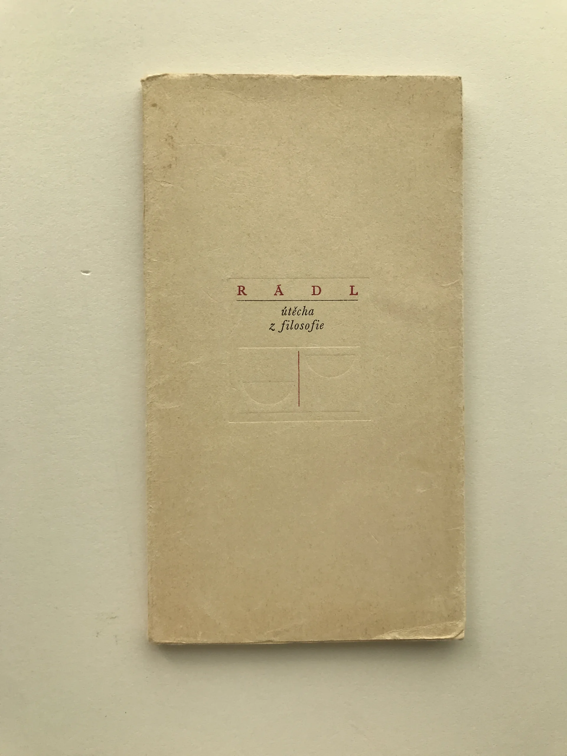 Útěcha z filosofie, Emanuel Rádl