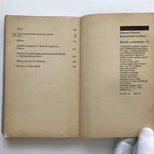 Karteziánské meditace, Edmund Husserl
