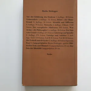 Unterwegs zur Sprache, Martin Heidegger