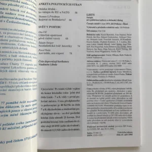 Listy 6/1995 (Dvouměsíčník pro politickou kulturu a občanský dialog)