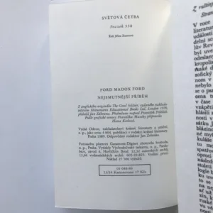 Nejsmutnější příběh, Ford Madox Ford