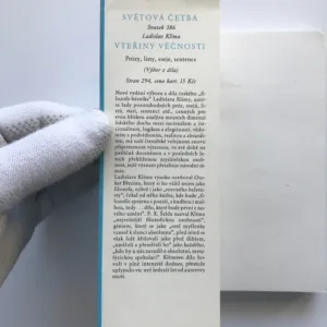 Vteřiny věčnosti (Prózy, listy, eseje, sentence), Ladislav Klíma