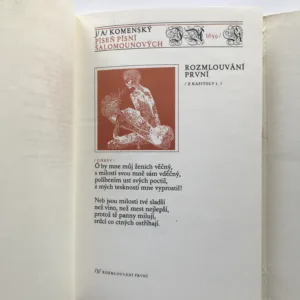 Píseň písní Šalamounových, Jan Amos Komenský