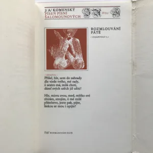 Píseň písní Šalamounových, Jan Amos Komenský