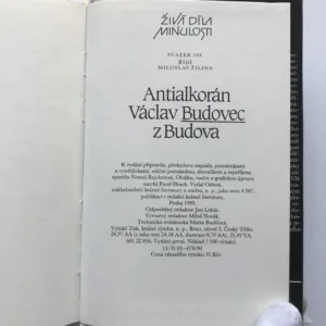 Antialkorán, Václav Budovec z Budova